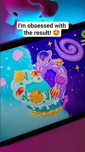 Artworkout app #ipadgames #ipadapps #ipaddrawing #digitalart #artworkout #coloringapp #artchallenge