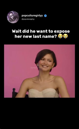 Wait did he want to expose her new last name? 😭😭