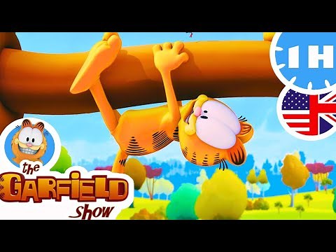 😂 Garfield stuck in a tree ! 😂 - Funny compilation for kids