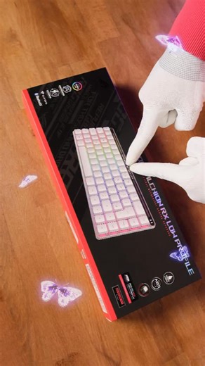 ASUS incecik klavye yapmış! 🤩 ASUS ROG FALCHION RX Low Profile RGB Kablosuz Beyaz Red Switch oyuncu klavyesi. 🧡 | itopya.com