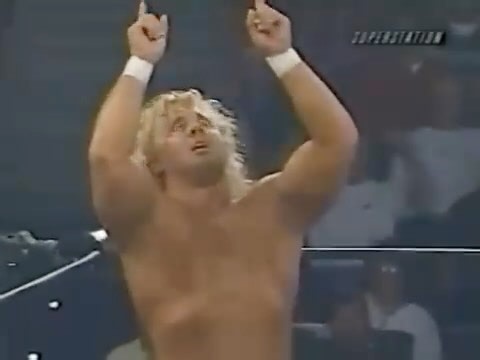 The Double Cross Ranch on Instagram: "Curt Hennig pays homage to his late friend Rick Rude. (WCW Thunder June 3, 1999) #CurtHennig"