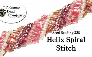 【串珠教程】另一种螺旋手链，五彩斑斓，搭配更丰富！-Potomac Beads