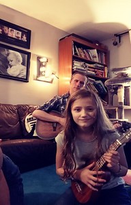 Diana Peterfreund on Instagram: "Here's our day 2 song for #theukecamp with @caroline_scruggs_ . "Way to Kid" by Eleanor and Diana, feat. Danny."