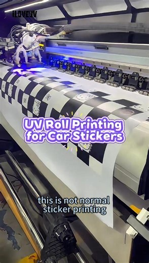 UV Roll Printer for Car Wrap & Advertising | Foil, Embossed & Fluorescent Effects. #UVRollPrinter #CarWrapPrinting #VehicleGraphics #AdvertisingPrinting #VinylPrinting | Jing Wu