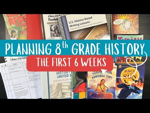 Plan with Me | 8th Grade U.S. History | Core Knowledge | Secular Homeschooling