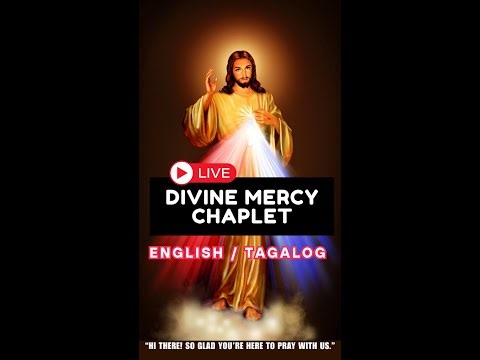 The Divine Mercy Chaplet Live Today 😇 3pm prayer 8-24-2025