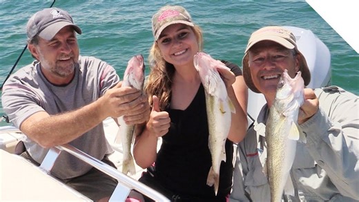 How to troll for walleye - planer board, lead core line, and bottom bounce