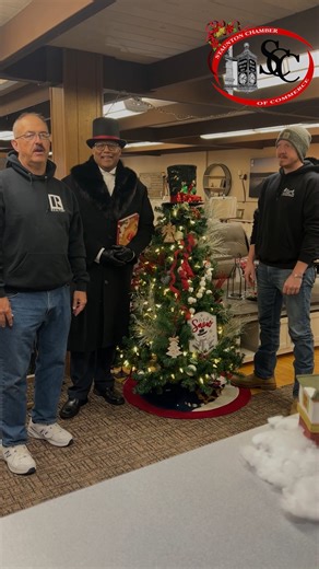 🎄David Cisler and Barry Boseman are getting ready for the ✨Staunton Seasonal Spectacular✨ with the fine people at Russel Furniture! ❄Russel Furniture has been a longstanding staple of both Main Street Staunton and the Holiday Walk. They will be open to the public tonight, Friday December 5th, from 4:00pm to 8:00pm with tons of hot chocolate and knick knacks during the Holiday Walk and Tomorrow, Saturday December 6th, from 10:00am to 2:00pm as a Passport stop for Snack With Santa. 🎅Be sure to s