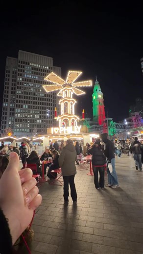 Christmas Village; it’s magical from day to night. ✨🎄 Experience one of Philadelphia’s favorite holiday traditions in the heart of Center City, filled with festive vendors, seasonal treats, and plenty of holiday cheer. #discoverPHL #Philly