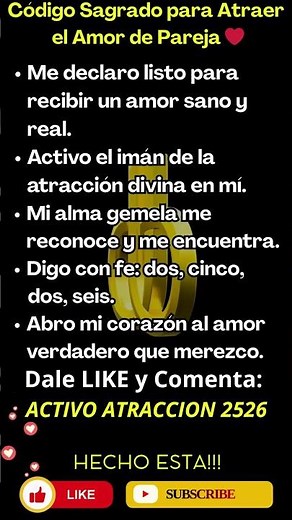 Código Sagrado 2526 para Atraer el Amor Verdadero 💞✨