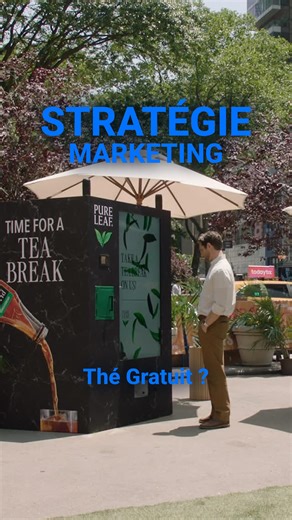 WebSharp - Agence Digitale on Instagram: "Le distributeur de thé qui fait déconnecter ☕️👇 Voici l’une des campagnes marketing les plus impressionnantes jamais réalisées. Une marque a installé un distributeur automatique de thé gratuit. Pour obtenir votre boisson, vous devez placer votre téléphone dans une boîte verrouillée pendant 10 minutes. Au début, beaucoup paniquent. Puis, en s’asseyant et en savourant leur thé, ils se calment et réalisent que tout fait partie de la stratégie : prendre une