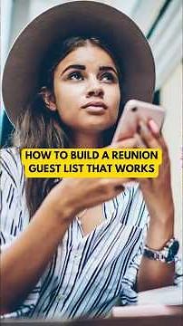 How to Build a Reunion Guest List That Works? #short #shorts