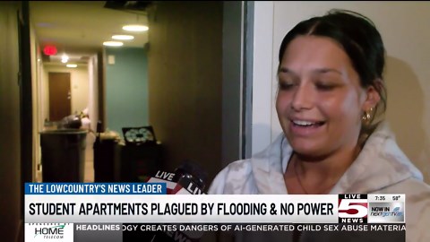Plumbing issues lead to flooding, power outages at Charleston student apartments