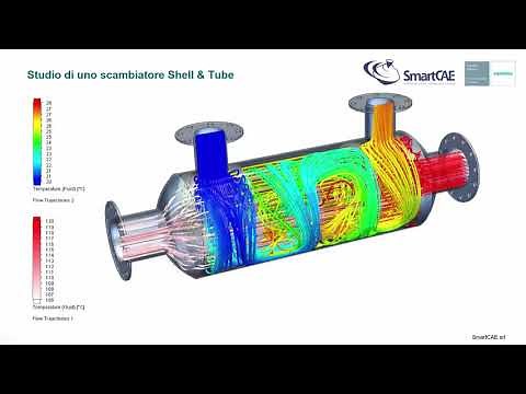 Studio di uno scambiatore di calore Shell & Tube con la simulazione termo-fluidodinamica CFD