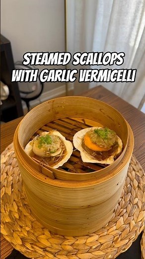 Steamed Scallops with Garlic Vermicelli