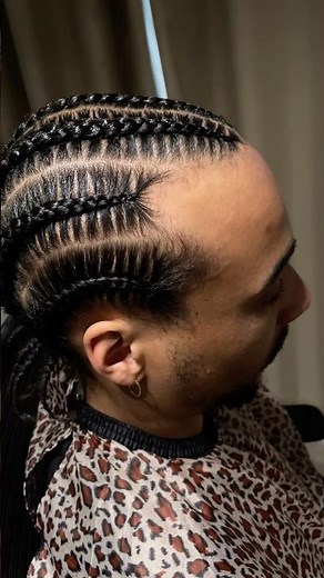 SIMPLE STITCH BRAIDS FOR MEN #menbraids #tutorial #braidedhairstyles #stitchbraids #tresses #braids