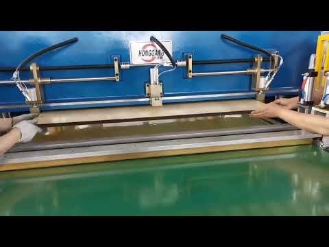 How to install the cutting die 双边皮带夹子送料裁断机如何安装模具