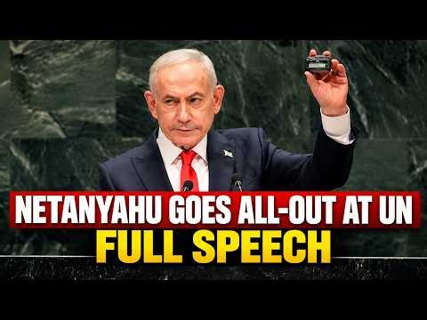 ‘We’d Be Dead’: Netanyahu’s Full Fiery UN Speech On Iran, Gaza, Hezbollah & Walkout
