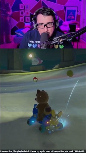 Unbelievable Red Shell Snipe in Mario Kart