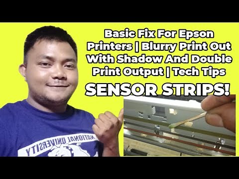 Basic Fix For Epson Printers | Blurry Print Out With Shadow And Double Print Output | Tech Tips