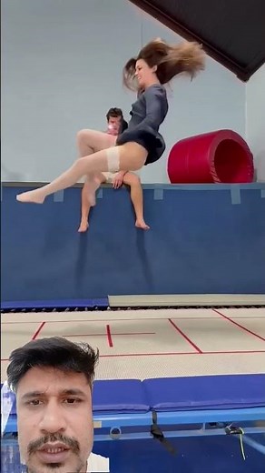 he got best views of flipping girl