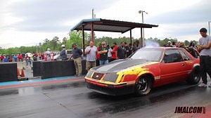 Paint doesn't win races and this bad boy shows that because this small block Mustang ran through all Car name-Dingleberry Built by Coupe Performance Track-Middle Georgia Motorsports Park | JMalcom2004