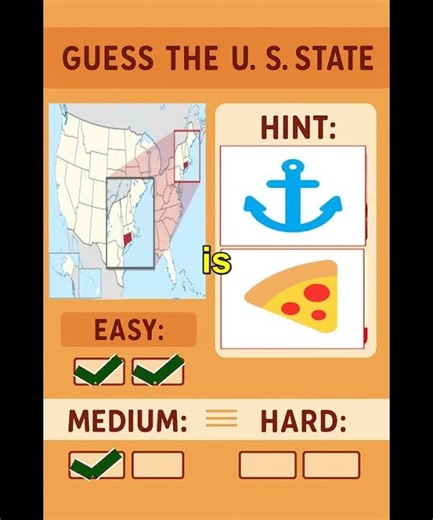 🇺🇸 US States Challenge: Can You Guess Them All? Mixed Difficulty 🧠