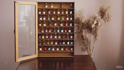 Bar Display Cabinet, Shot Glass Display Case, Mini Liquor Cabinet, Wall Shot Glass Holder, Shooter Display Rack - Etsy