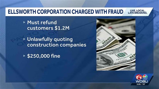 Ellsworth Corporation charged with fraud