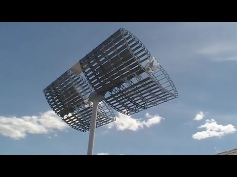 How this solar heater can heat a house during the long polar night