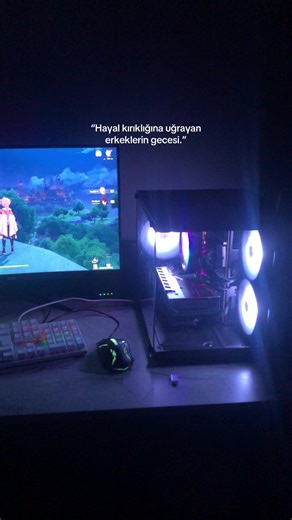 Bilgisiyar kurtarır :) . . . . . #setup #pc #genshinimpact