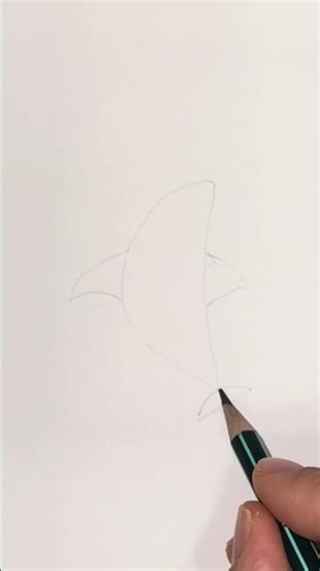 Angry Shark 🦈 #drawing #art #drawings