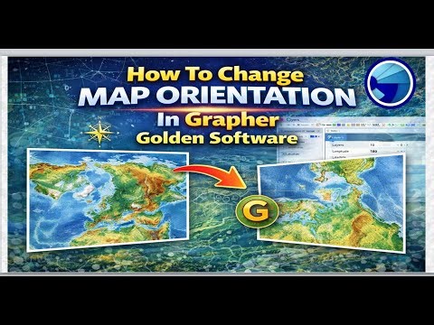 How To Change Map Orientation In Grapher Golden Software