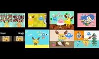 Mix of 8 videos from youtube : 8 Moose and Zee Songs played at the same time V1