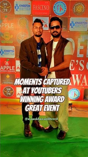 Top Creators Winning Awards! ⚡l Moments captured by me 🔥✨