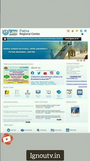 IGNOU RC Patna Practical Schedule RELEASED for BAPCH & MAPC