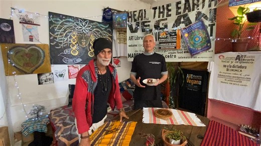 Santos Bonacci on Instagram: "'Mole' San Cristóbal de las Casas and ART Libreria, Vegan Aztec/ Mayan/ Toltec Café"