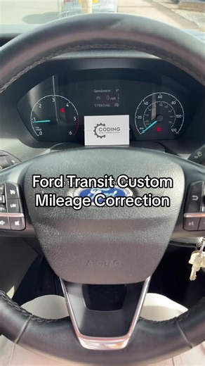 Ford Transit Custom 2021 Mileage Correction