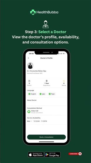 How to Book a Reguar Consultation on HealthBubba