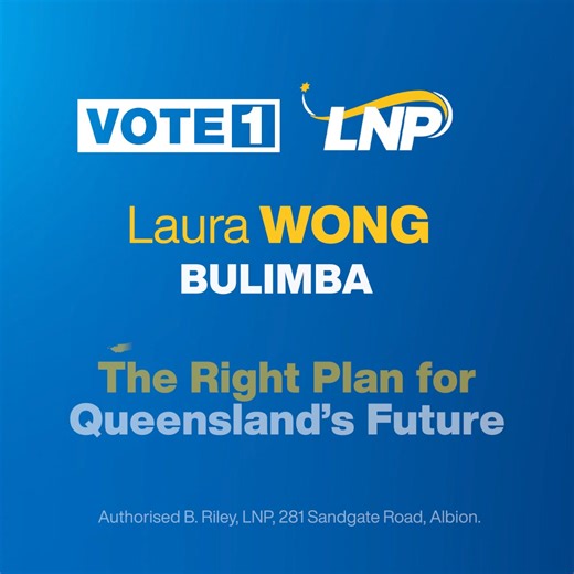 Laura Wong and the LNP have The Right Plan for Bulimba's Future | LNP - Liberal National Party