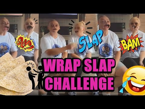 Hilarious Couples Wrap Slap Challenge ... A Must Try 🤣