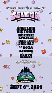 5.8K views · 62 reactions | Chicago, get ready to celebrate the queen of Tejano music with us at the beautiful Jay Pritzker Pavilion on Friday, September 6th! This year we’re thrilled to present an incredible lineup of performers including Angelina Victoria, Irene Diaz, Mariachi Sirenas, La Rosa Noir, and Roxyo Sounds. Make plans with your besties, your comadres, or your family and sing and dance the night away at the Selena Tribute Concert! | National Museum of Mexican Art | Facebook