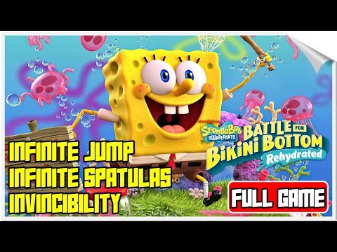 SpongeBob BFBB Rehydrated – Infinite Jump + Invincibility Mod | Crazy Gameplay!