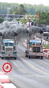 323K views · 9K reactions | Jeff O'Rourke vs Hunter Siwecki at Onaway Speedway Fall '25 #fyp #racing #diesel | Patriot T-Rex | Facebook