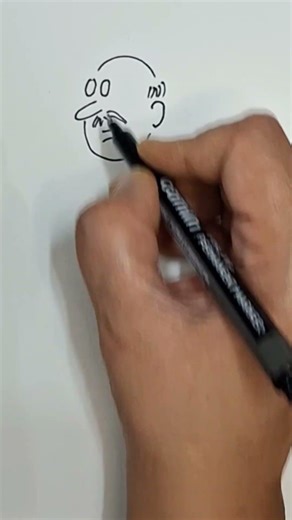 How to draw cartoon faces #drawing #cartoon #oldman #easydrawing