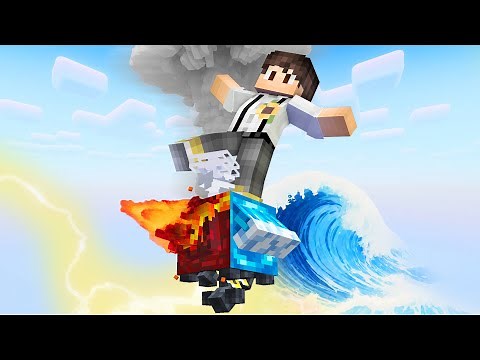 Minecraft Auf Einem Katastrophen Block