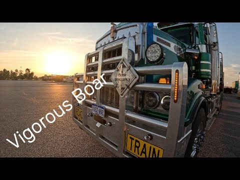 The start of a milk run Triple Road train fun