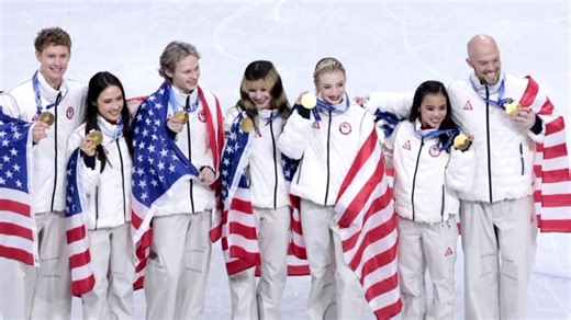 Madison Chock and Evan Bates fall just short of gold in ice dance final