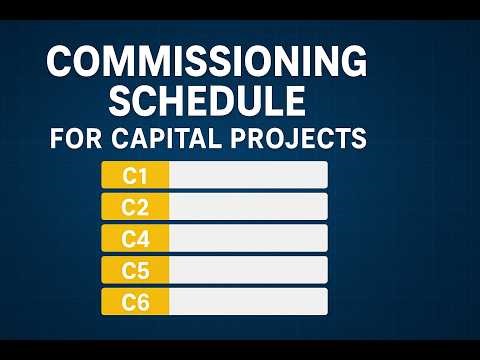 Capital Project Commissioning Done Right, A Systemised C1–C6 Playbook