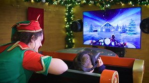 1.3K views · 11 reactions | Until Christmas Eve, you can jump on board Santa’s Magic Sleigh Ride and take a trip around the world with his helper Dash  This 4D 360-Degree experience allows you to put on a VR headset and take in the sights, sounds and even the breeze as you fly over London, New York and more. Book your tickets now > https://bit.ly/3Smr6n1 | Derbion | Facebook